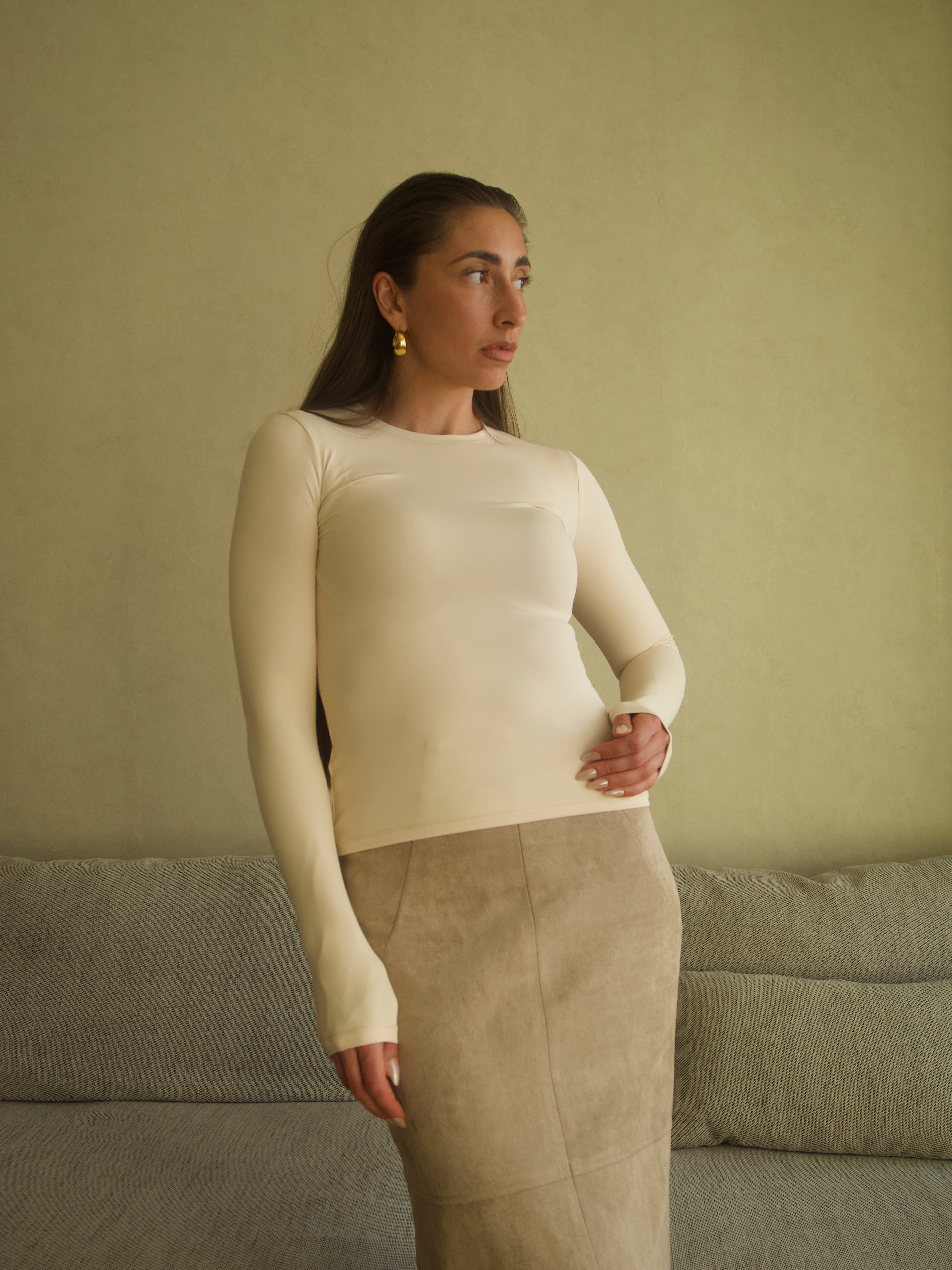 Tammara Longsleeve - Ivory